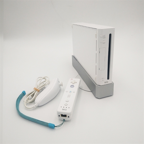 Nintendo Wii Konsol - Hvid - Model RVL-001 - SNR LEH238604292 (B Grade) (Genbrug)
